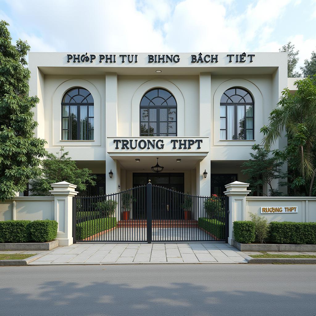Hình ảnh Trường THPT Tư Thục Bách Việt tại địa chỉ 653 Hiệp Bình Phước Thủ Đức TP HCM